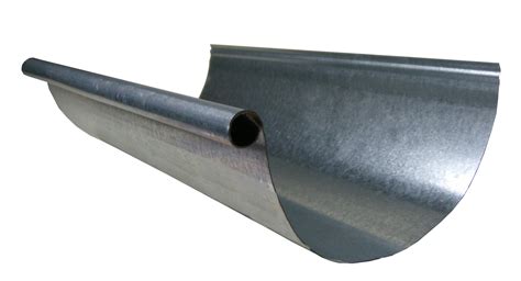 half round galvanized gutters